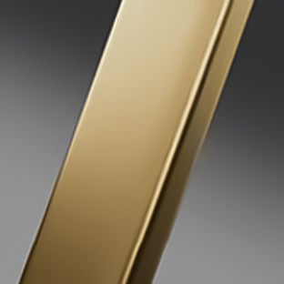 Brushed gold